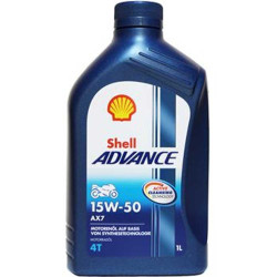 Shell Advance AX7 4T 15W-50